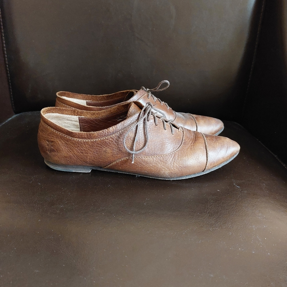 Frye Brown Leather Women's Shoes